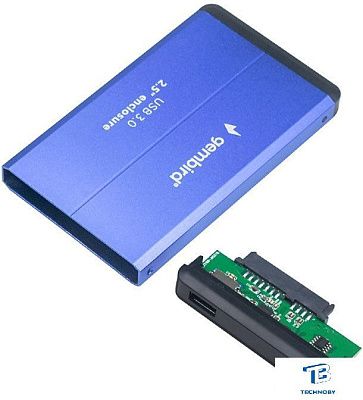 картинка Бокс для накопителей Gembird EE2-U3S-2-B