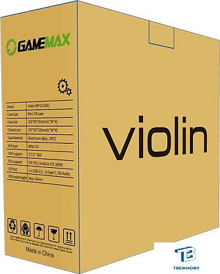 картинка Корпус Gamemax Violin S106 Silver