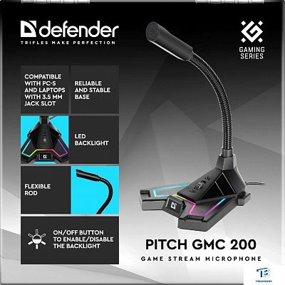 картинка Микрофон Defender Pitch GMC 200