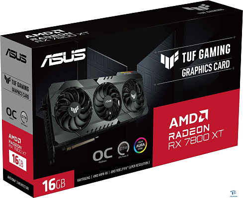 картинка Видеокарта Asus RX 7800 XT (TUF-RX7800XT-O16G-OG-GAMING)