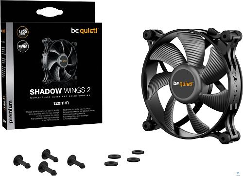 картинка Кулер be quiet! Shadow Wings 2 120mm PWM BL085