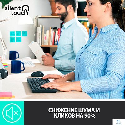 картинка Набор (Клавиатура+мышь) Logitech MK295 920-009813