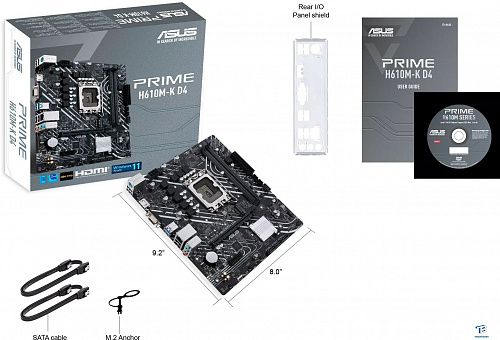 картинка Материнская плата Asus PRIME H610M-K D4