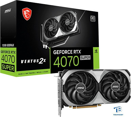 картинка Видеокарта MSI RTX 4070 Super 12G VENTUS 2X OC