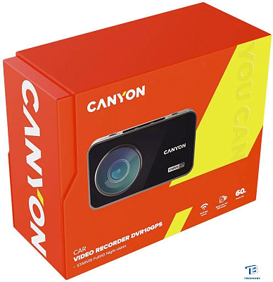 картинка Автомобильный видеорегистратор Canyon CND-DVR10GPS