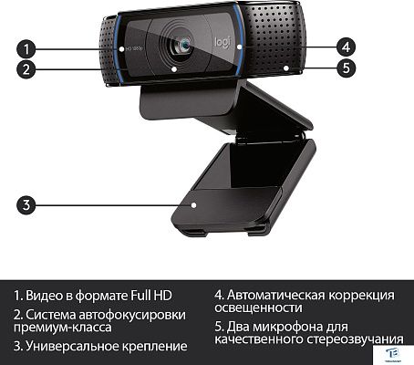 картинка Веб-камера Logitech C920 Pro 960-000998