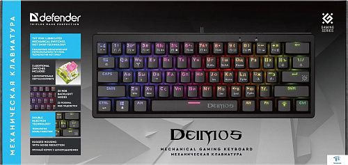 картинка Клавиатура Defender Deimos GK-303 черный 45303
