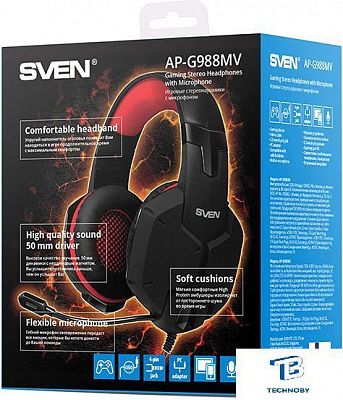 картинка Наушники Sven AP-G988MV