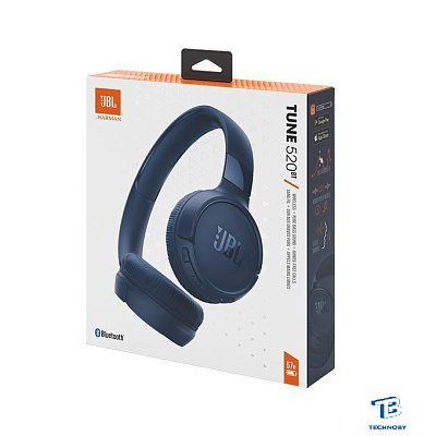 картинка Наушники JBL Tune 520BT синий