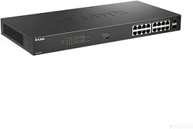 картинка Коммутатор D-Link DGS-1018P/B1A