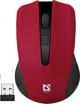 картинка Мышь Defender Accura MM-935 красный