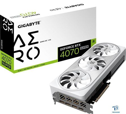 картинка Видеокарта Gigabyte RTX 4070 Super (GV-N407SAERO OC-12GD)