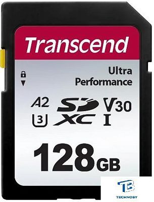 картинка Карта памяти Transcend 128GB TS128GSDC340S