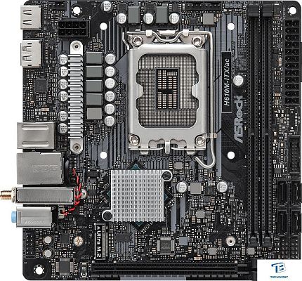 картинка Материнская плата ASRock H610M-ITX/AC