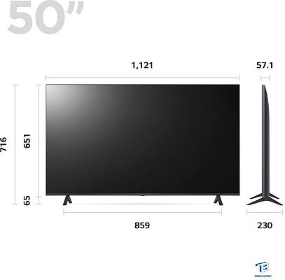 картинка Телевизор LG 50UR78006LK