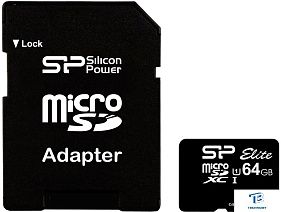 картинка Карта памяти Silicon Power 64GB SP064GBSTXBU1V10SP