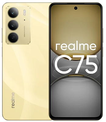 картинка Смартфон Realme C75 Gold 8GB/128GB