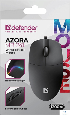 картинка Мышь Defender Azora MB-241 черный