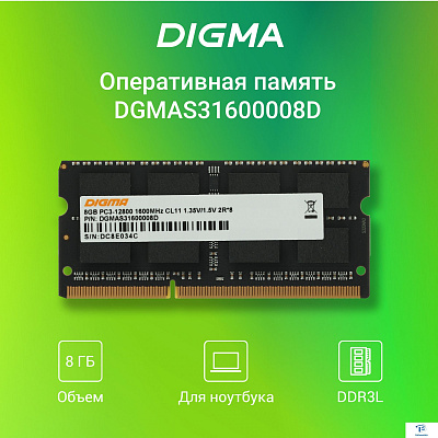 картинка ОЗУ Digma DGMAS31600008D