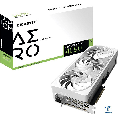 картинка Видеокарта Gigabyte RTX 4090 (GV-N4090AERO OC-24GD)