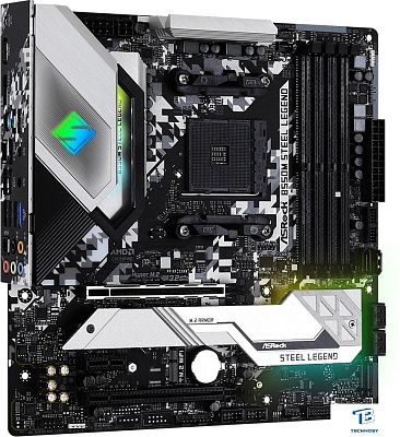 картинка Материнская плата ASRock B550M STEEL LEGEND