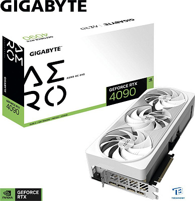 картинка Видеокарта Gigabyte RTX 4090 (GV-N4090AERO OC-24GD)