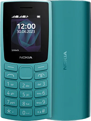 картинка Кнопочный телефон Nokia 105 TA-1557 CYAN