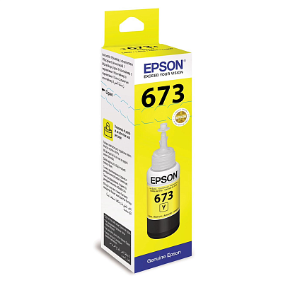 картинка Картридж Epson C13T673498 T6734 желтый