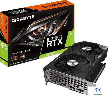 картинка Видеокарта Gigabyte RTX 3060 (GV-N3060WF2OC-12GD 2.0)