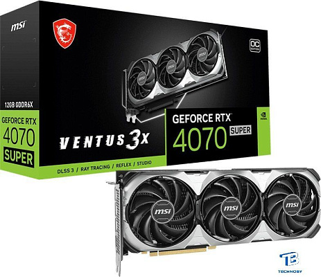 картинка Видеокарта MSI RTX 4070 Super 12G VENTUS 3X OC