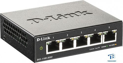 картинка Коммутатор D-Link DGS-1100-05V2/A1A