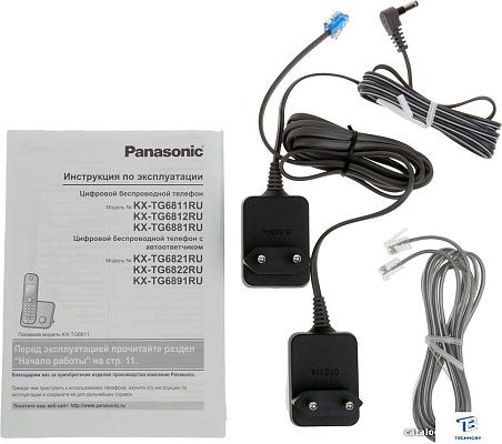 картинка Радиотелефон Panasonic KX-TG6812RUB