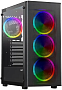 картинка Корпус XASTRA A300 4FRGB Black - превью 1