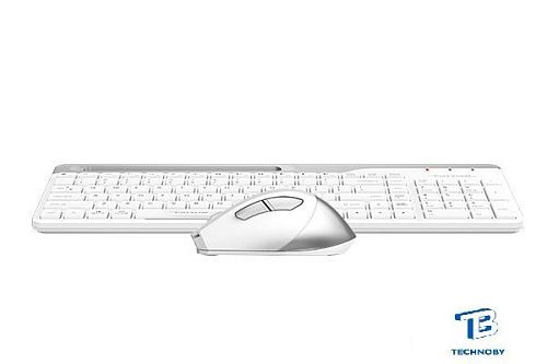 картинка Набор (Клавиатура+мышь) A4Tech Fstyler FB2535C Белый