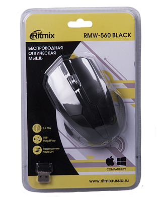 картинка Мышь Ritmix RMW-560 черный