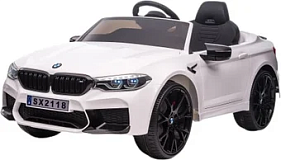 картинка Детский автомобиль RiverToys BMW M5 A555MP белый