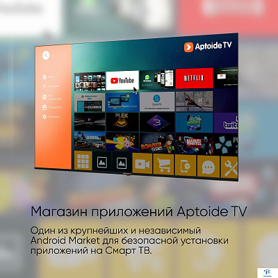 картинка Телевизор Top Device TDTV65CS06U_BK