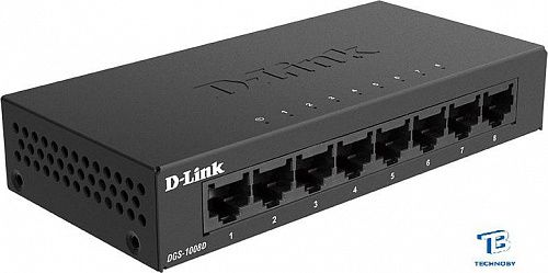 картинка Коммутатор D-Link DGS-1008D/K2A
