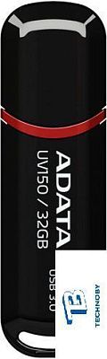 картинка Флэш накопитель A-Data 32GB AUV150-32G-RBK