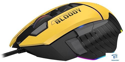 картинка Мышь A4Tech Bloody W95 Max Sport желтый