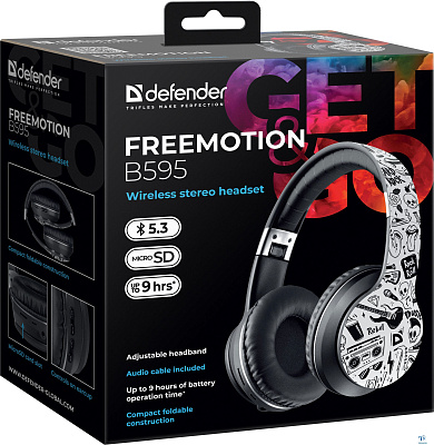 картинка Наушники Defender FreeMotion B595 63596