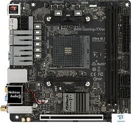 картинка Материнская плата ASRock B450 GAMING-ITX AC