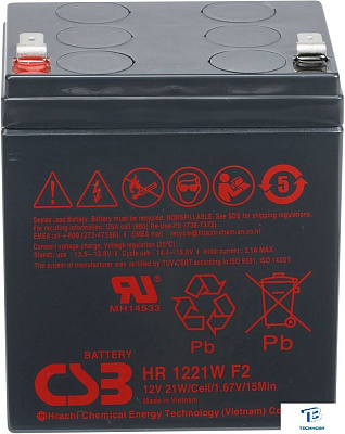 картинка Батарея для ИБП CSB HR 1221W F2 12V/5Ah