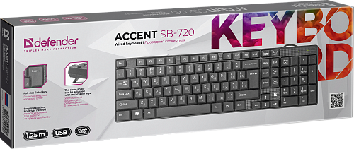 картинка Клавиатура Defender Accent SB-720