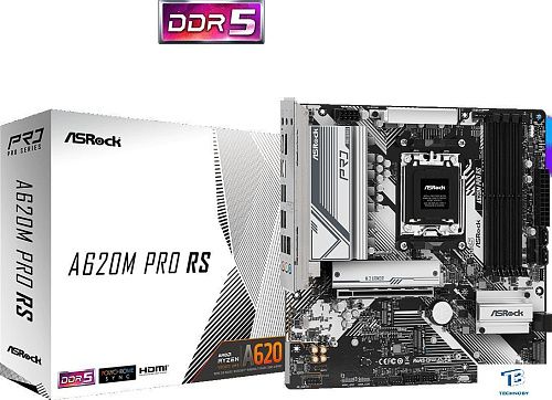 картинка Материнская плата ASRock A620M Pro RS