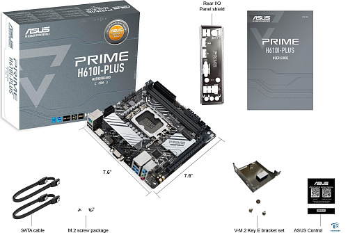 картинка Материнская плата Asus Prime H610I-PLUS-CSM