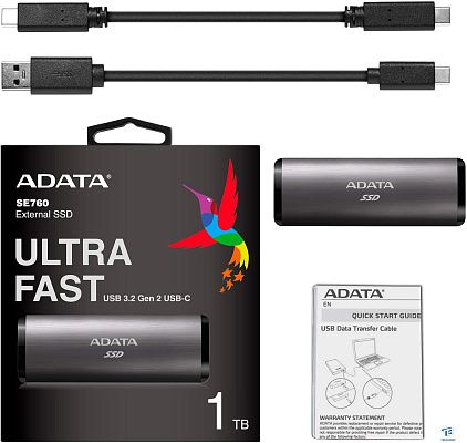 картинка Внешний SSD A-Data 500GB ASE760-512GU32G2-CTI