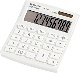 картинка Калькулятор Eleven SDC-810NR-WH белый