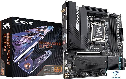 картинка Материнская плата Gigabyte B650M Aorus Elite AX