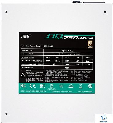 картинка Блок питания Deepcool DQ750-M-V2L WH